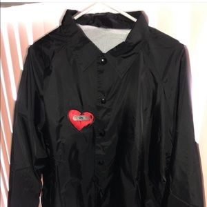 A heartless windbreaker